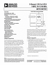 DataSheet AD7912 pdf